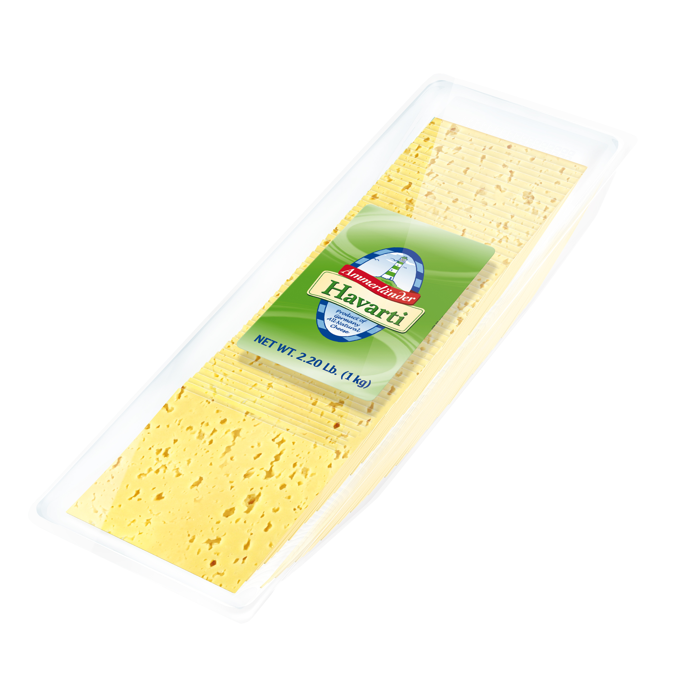 Sliced Havarti Cheese Dairy Products Ambassador Foods